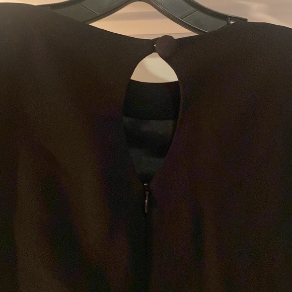 Vintage 80s/90s PSI by Alvin Bell Black Dress with 2 tiers of pleats. - Picture 4 of 5